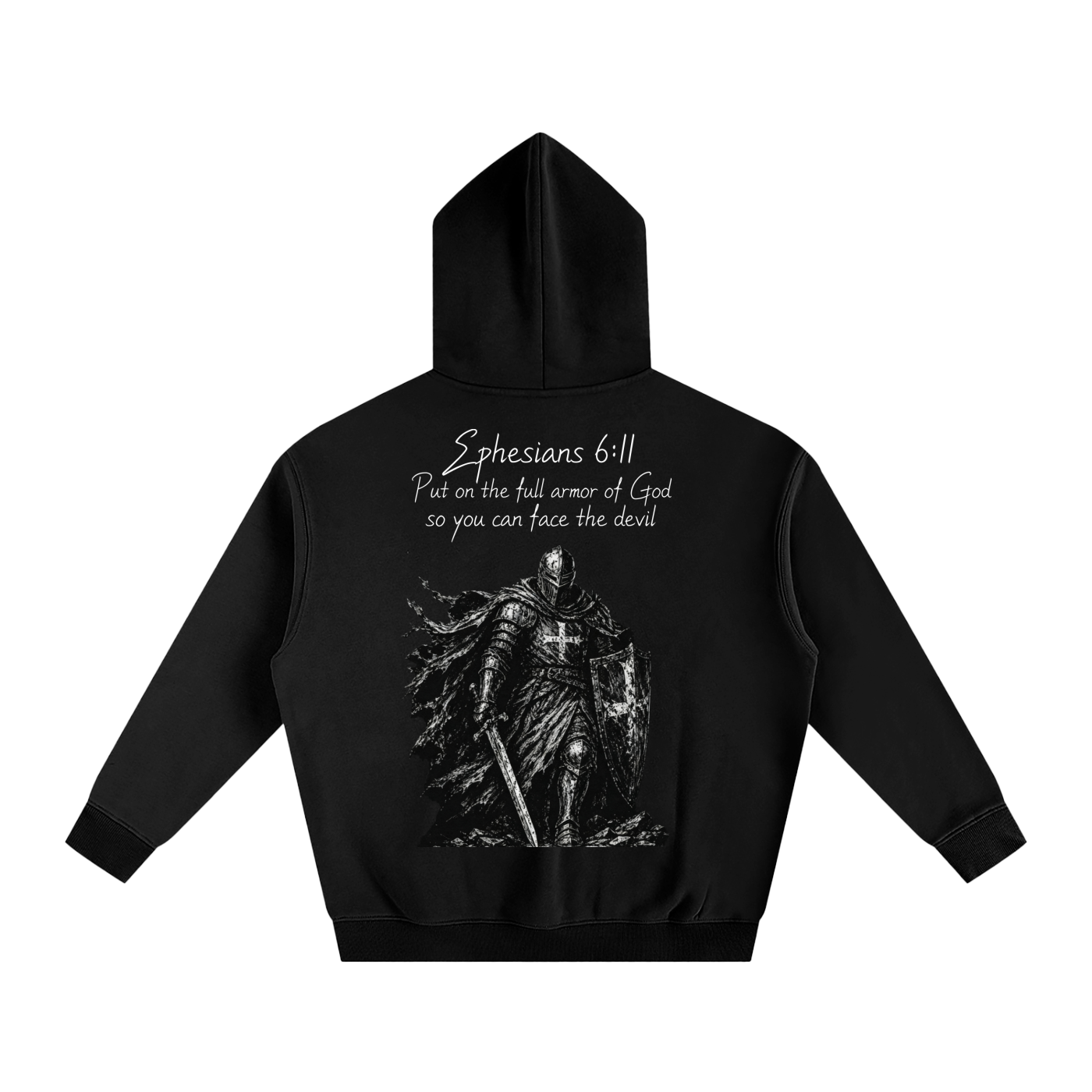 Knight Oversized Fleeced Hoodie