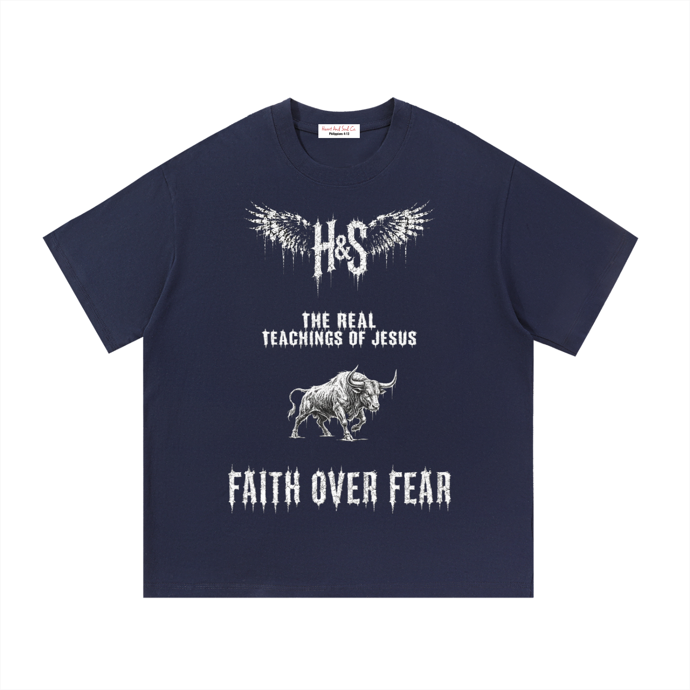 Faith Over Fear Essential Cotton T-Shirt
