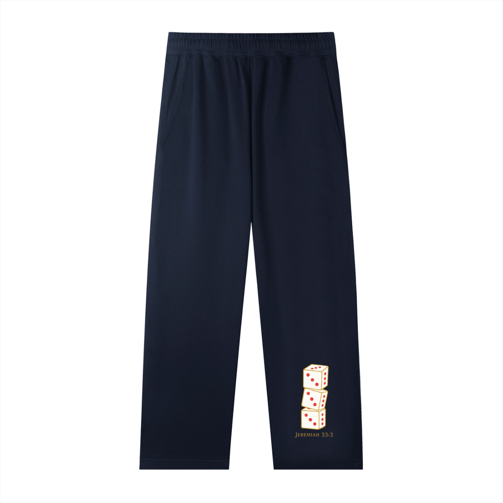 Dice Essential Straight-Leg Sweatpants