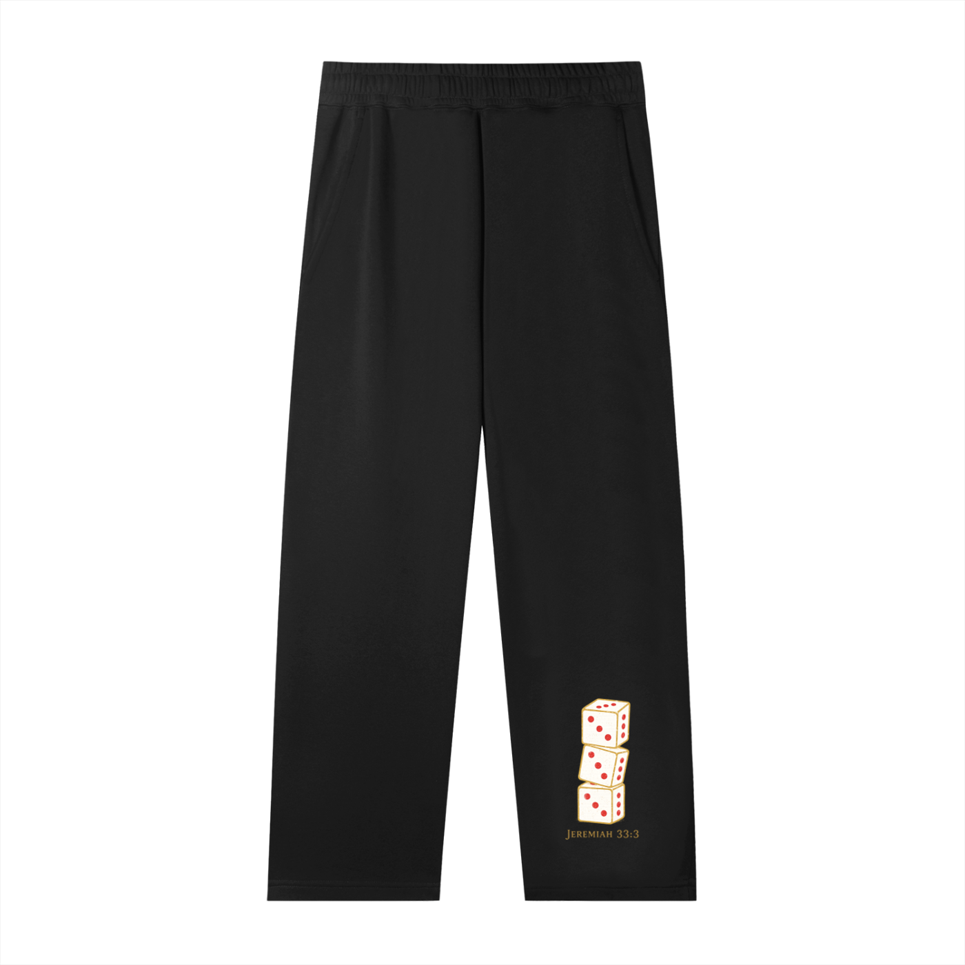 Dice Essential Straight-Leg Sweatpants