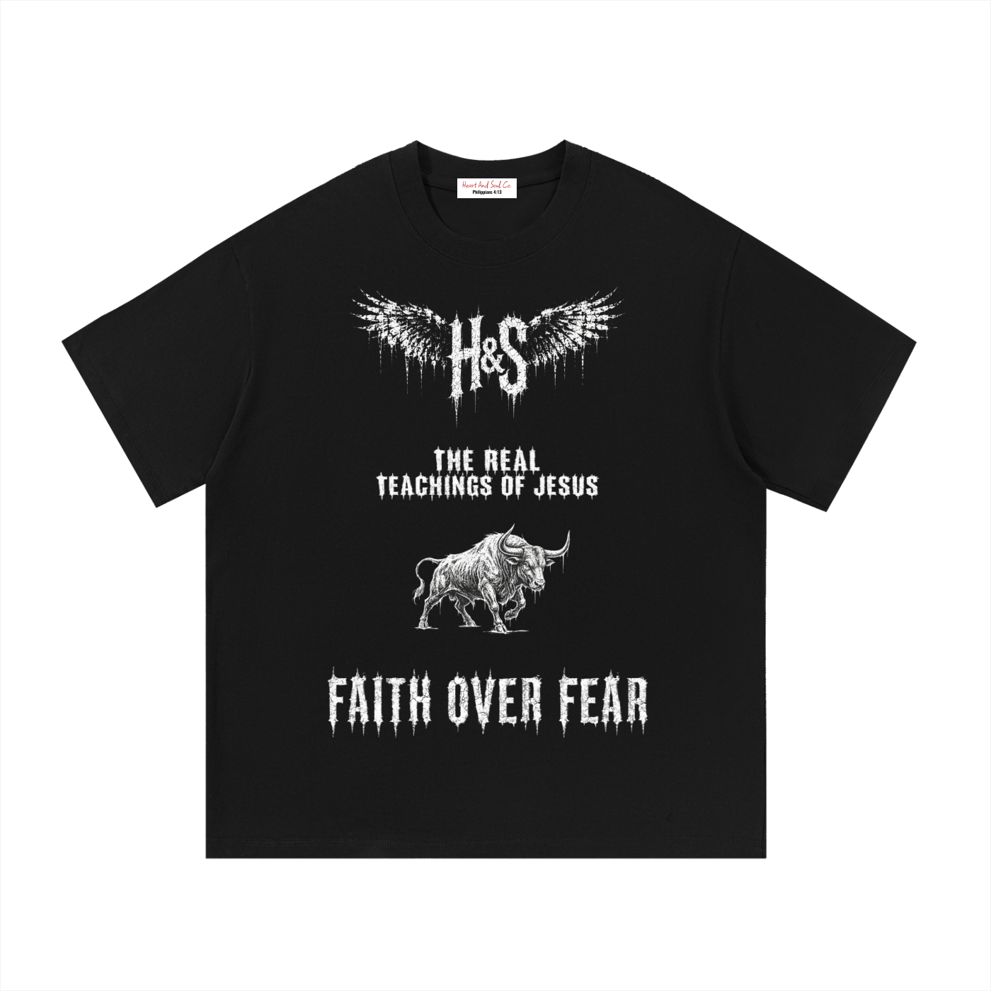 Faith Over Fear Essential Cotton T-Shirt
