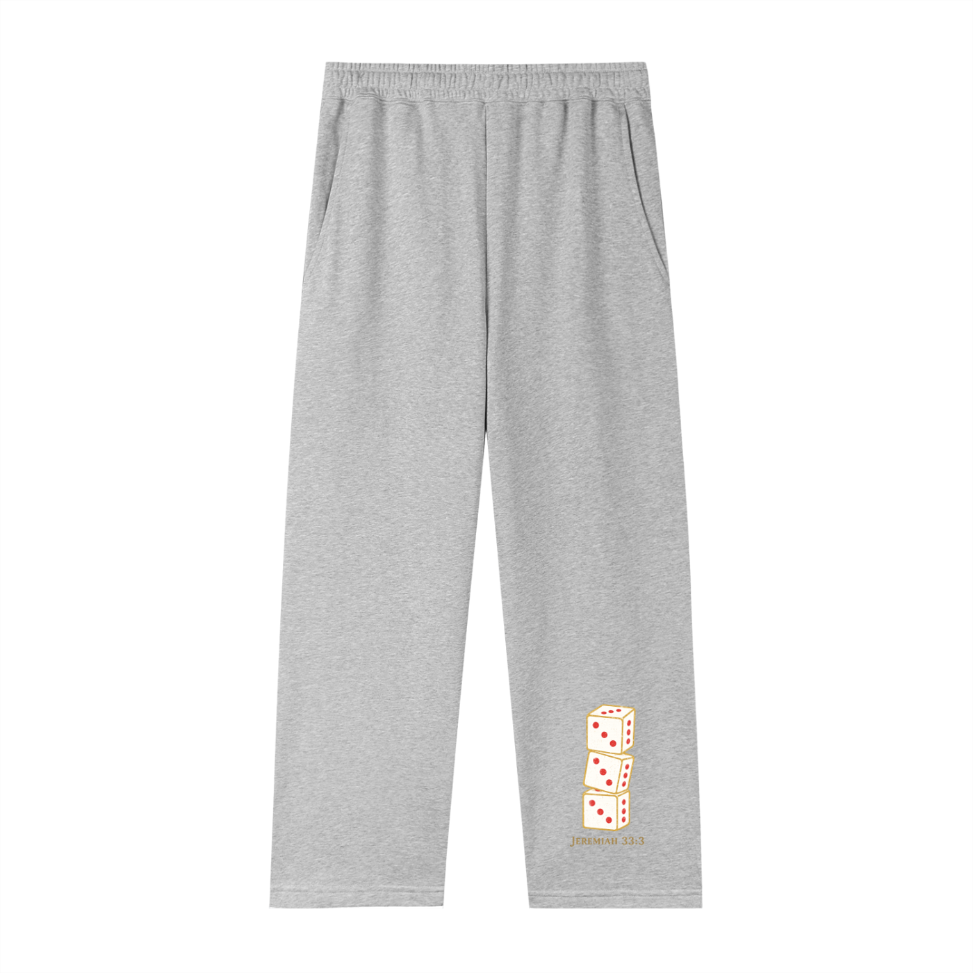 Dice Essential Straight-Leg Sweatpants