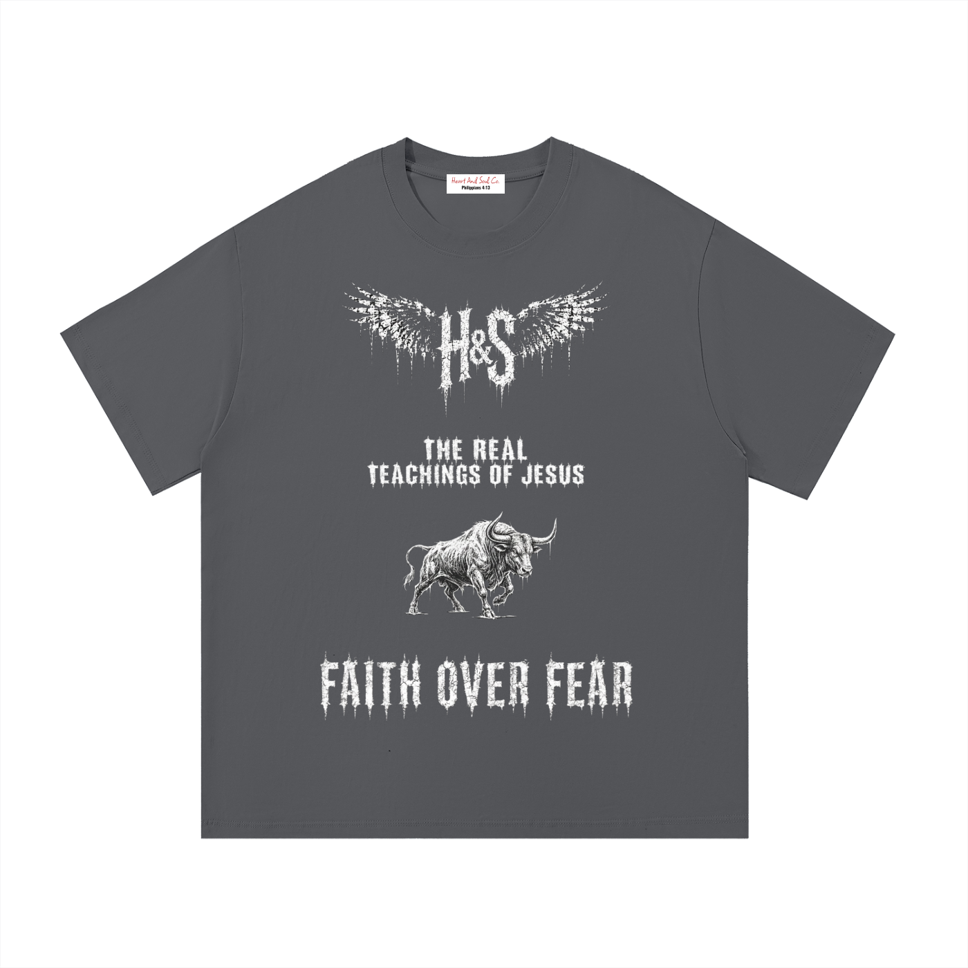 Faith Over Fear Essential Cotton T-Shirt
