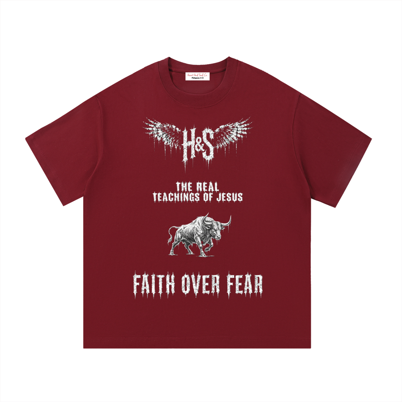 Faith Over Fear Essential Cotton T-Shirt
