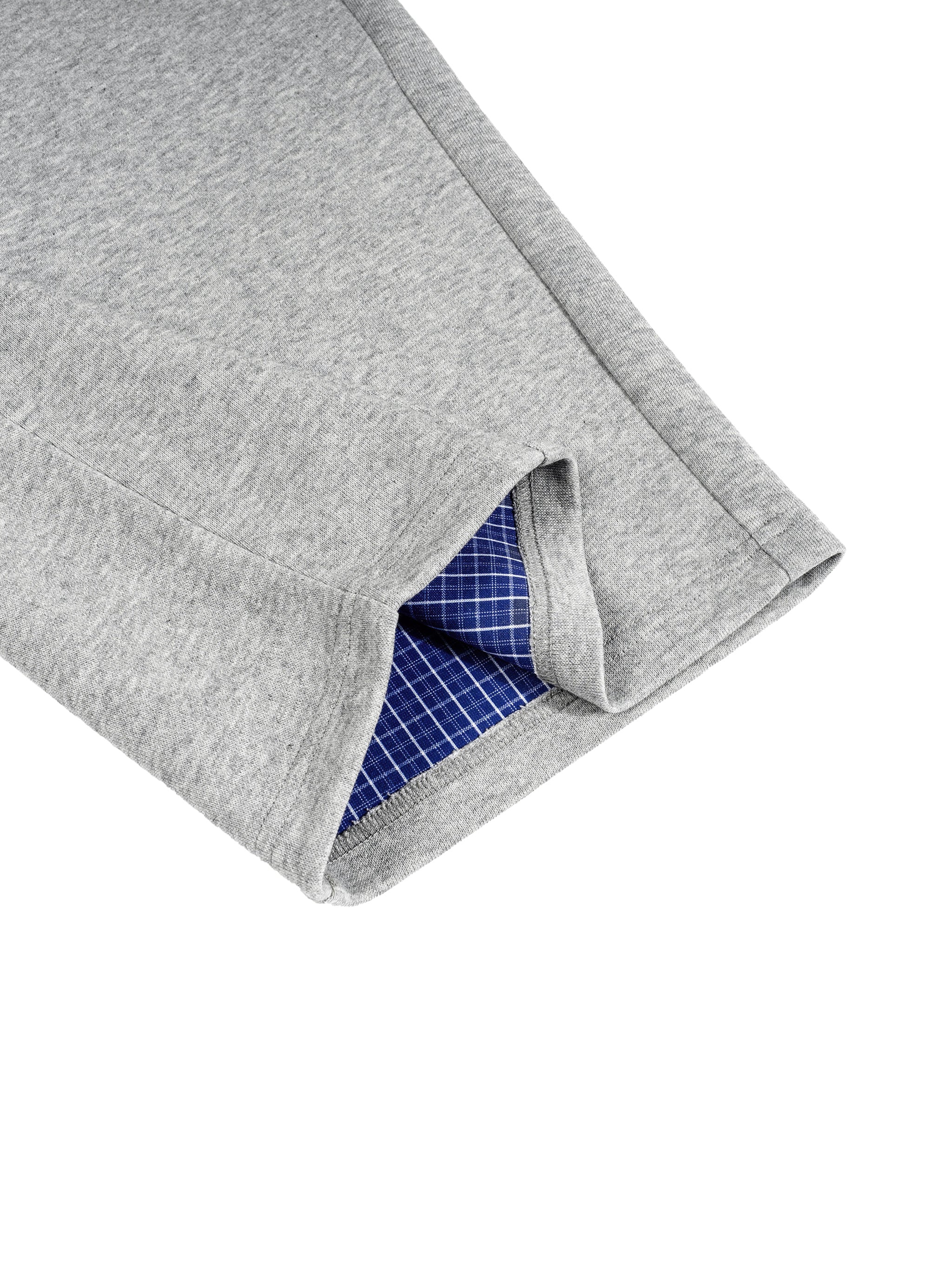 H&S Plaid Waistband Barrel Sweatpants