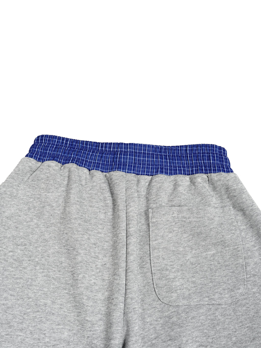 H&S Plaid Waistband Barrel Sweatpants