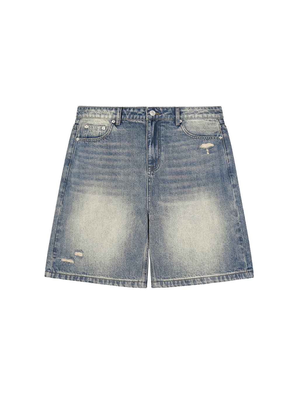 H&S Faded Distressed Baggy Denim Shorts